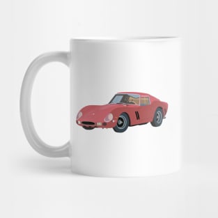 Vintage Red Sport Car Mug